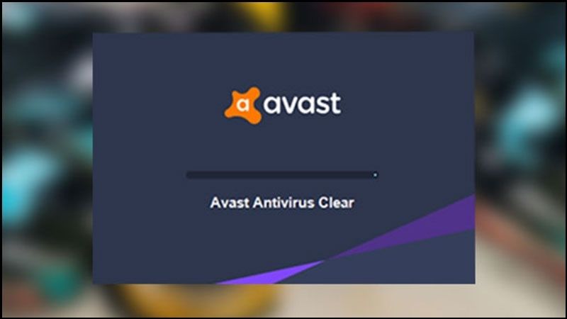 Khởi động phần mềm Avast Clear