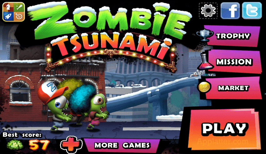 Game Mobile Zombie Tsunami