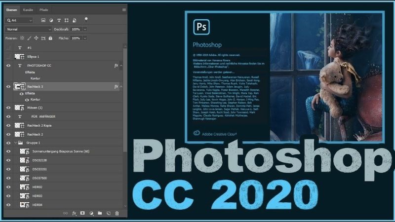 Các phần mềm Photoshop CC 2020 