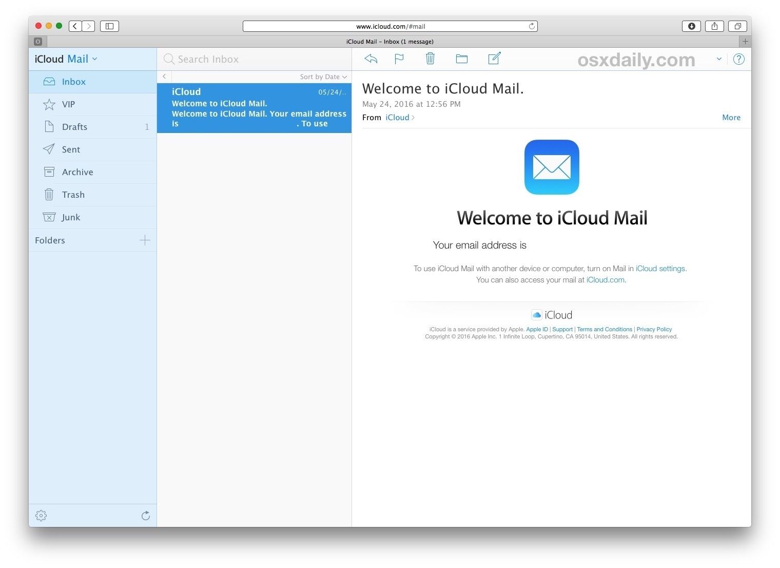 Giới thiệu về Mail iCloud