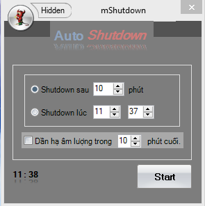 Phần mềm mShutdown