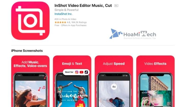 App làm video Tik Tok - InShot
