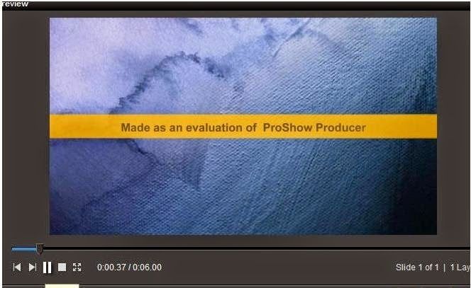 Nguyên nhân xuất hiện dòng chữ màu vàng trong Proshow Producer 9
