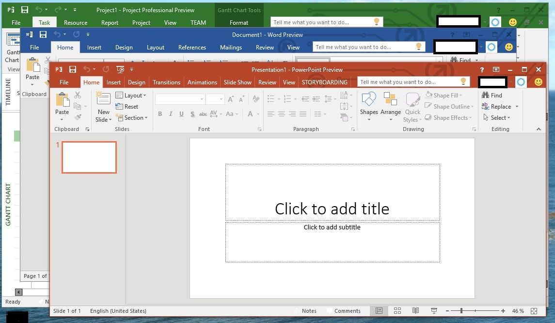 Các tính năng chính của Microsoft Office 2016
