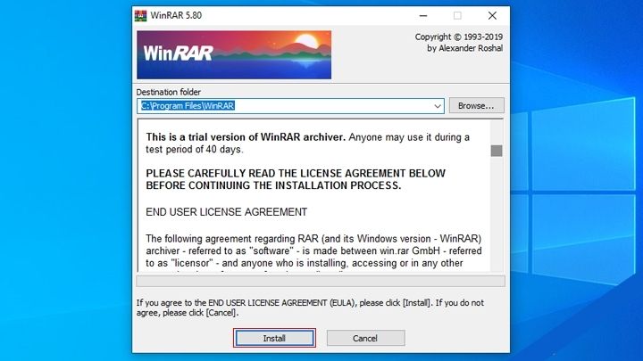 Hướng dẫn cài đặt key WinRAR