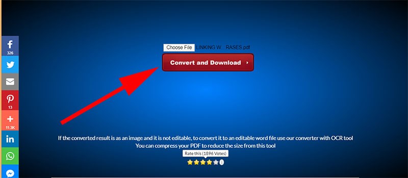 Nhấn “Convert and Download”