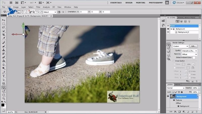 Adobe Photoshop CS5 cấu hình cài đặt cần thiết