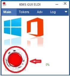 Click vào nút màu đỏ để kích hoạt bản quyền Office 2013