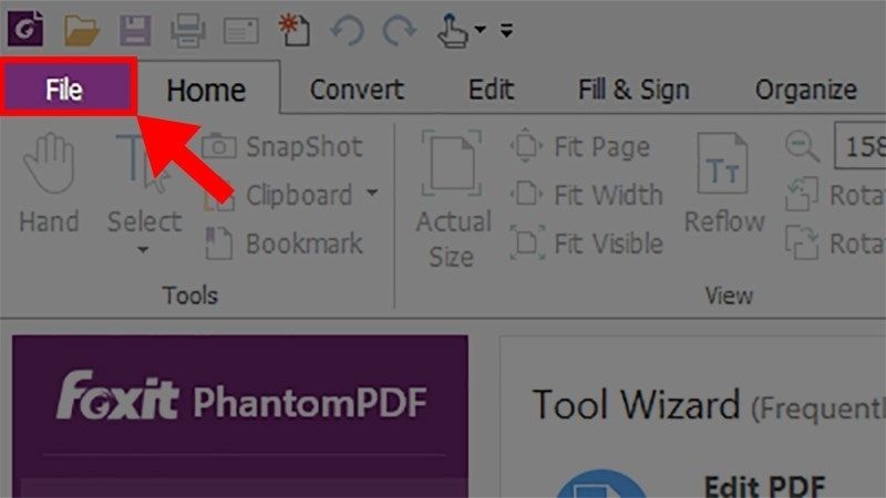 Cách ghép file pdf bằng Foxit Reader