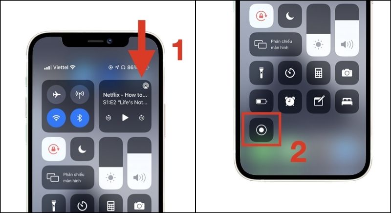 Cách quay màn hình trên iPhone có Face ID