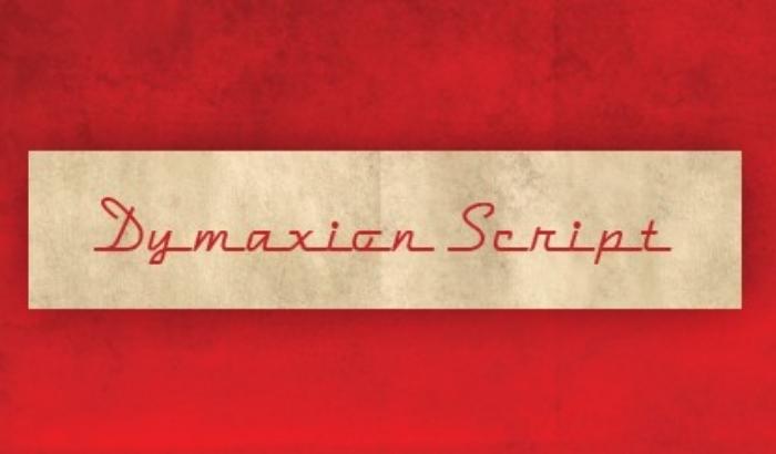 Dymaxion Scrip Font