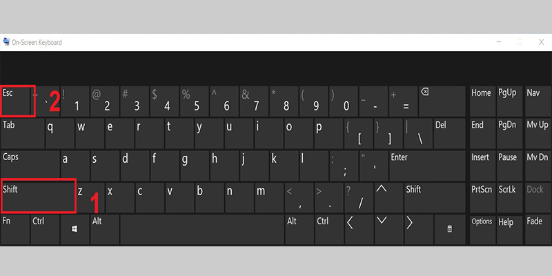 Mở khóa bàn phím laptop với tổ hợp phím 