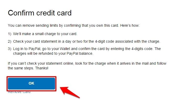 Paypal sẽ yêu cầu bạn nhập 4 số digit code