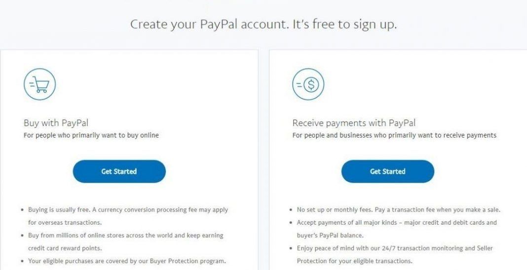 Chi tiết hơn về các tài khoản tại Paypal