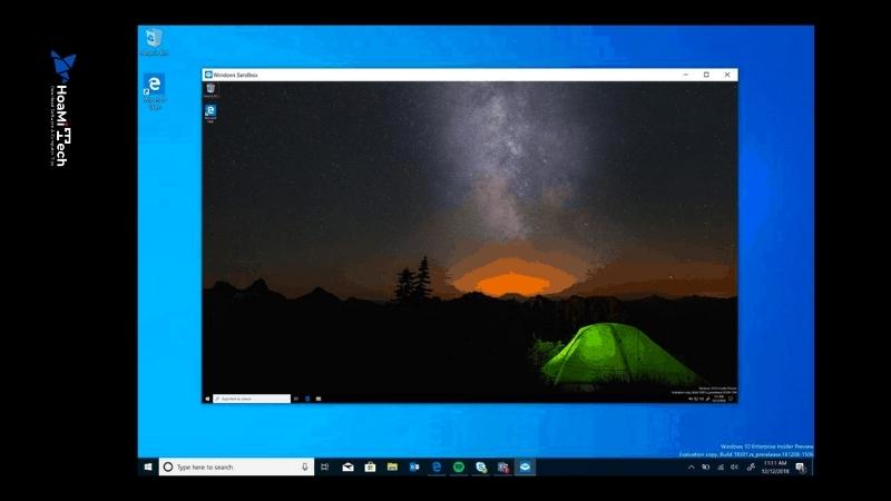 Các cải tiến đối với Windows Sandbox