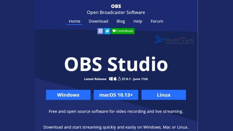 Sơ lược về phần mềm OBS live stream 