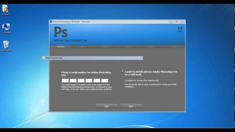 Adobe Photoshop CS4 cấu hình cài đặt cần thiết