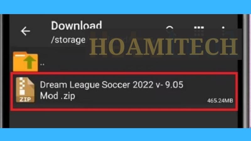 Nhấn vào Dream League Soccer 2022 v-9.11 Mod.zip
