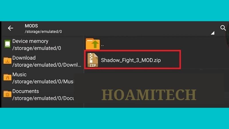 Mở file Shadow Fight 3 Mod 