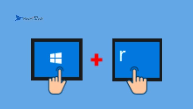 Nhấn tổ hợp phím Windows + R