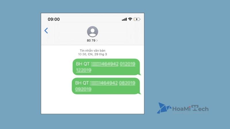 Cách tra cứu BHXH tại nhà bằng tin nhắn SMS điện thoại 