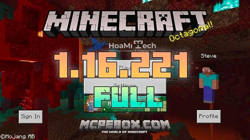 Minecraft 1.16.221 Full APK
