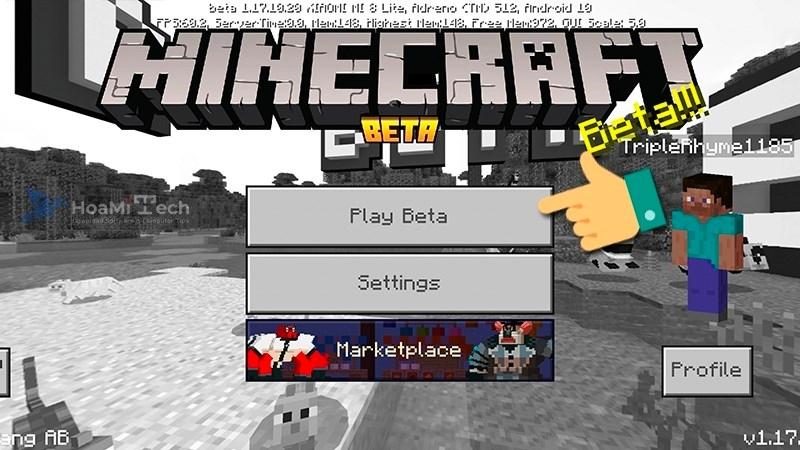 Nhấn chọn Play Beta